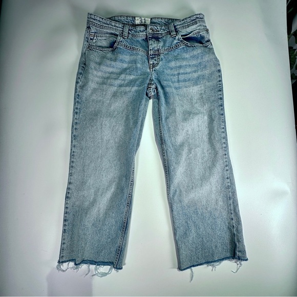 We The Free Light Blue Straight Leg Jeans - Picture 2 of 10